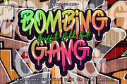 BOMBING GANG GRAFFITI BOLD FONT