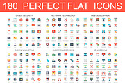180 flat classic icons