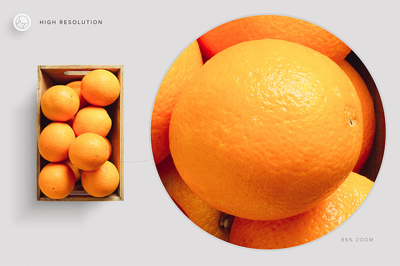 Fruits Oranges Citrus Scene Creator in Scene Creator Mockups - product preview 3