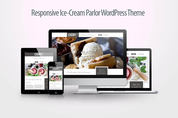 Crazycherry - Ice-Cream WP Theme in WordPress Themes - product preview 1