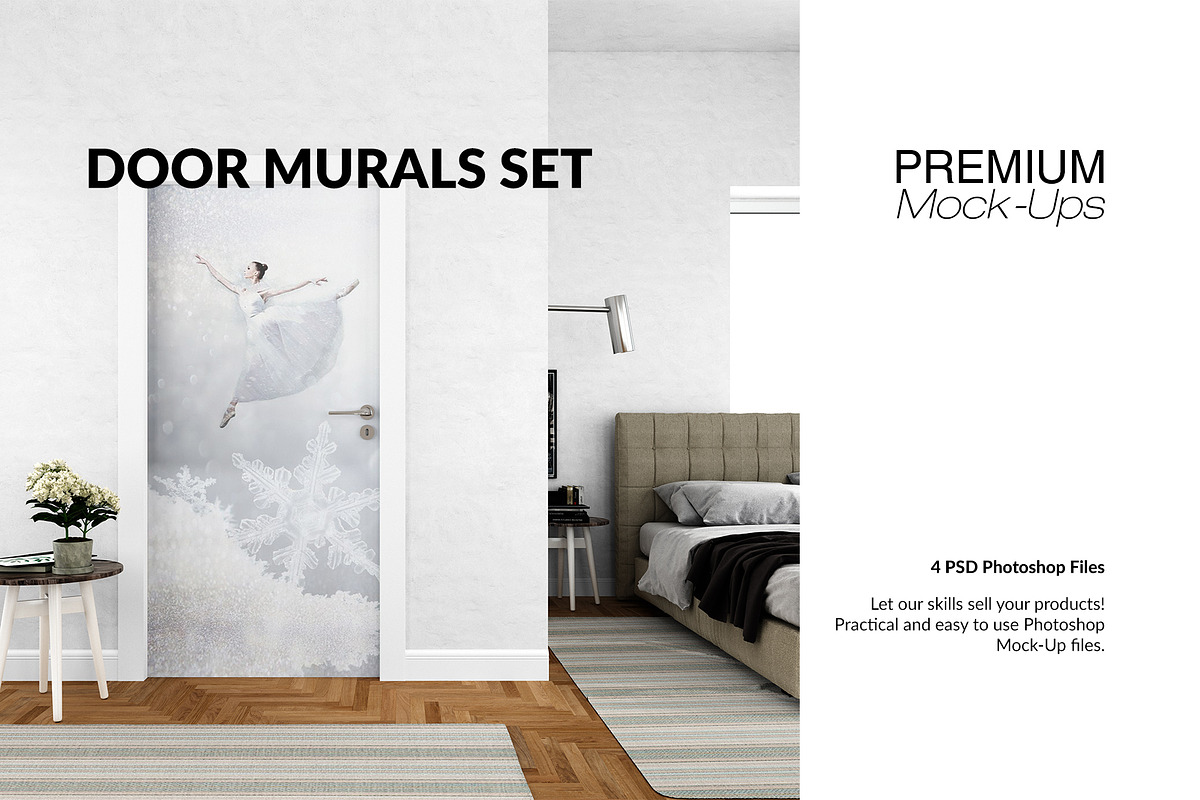 Door Murals Set in Product Mockups - product preview 8