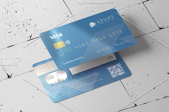 Azure Bank Card in Card Templates - product preview 2
