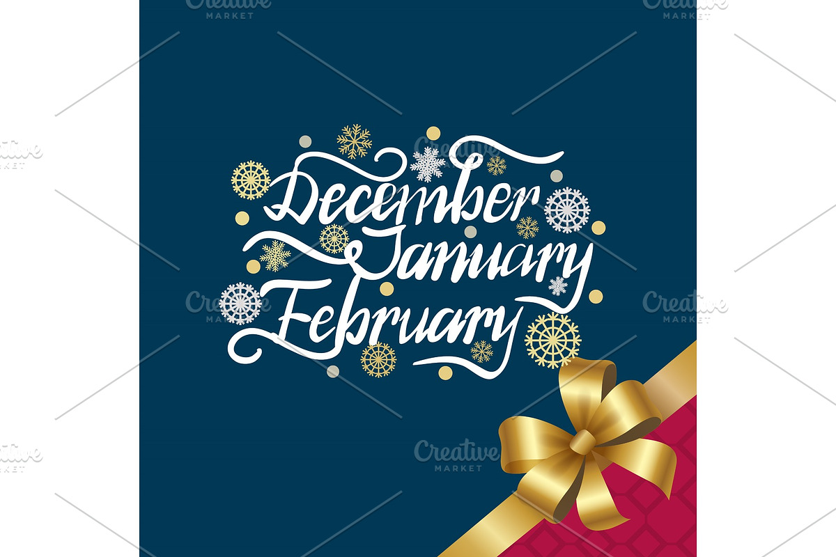 December January February Winter in Illustrations - product preview 8