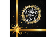 Winter Sale 50% Poster with