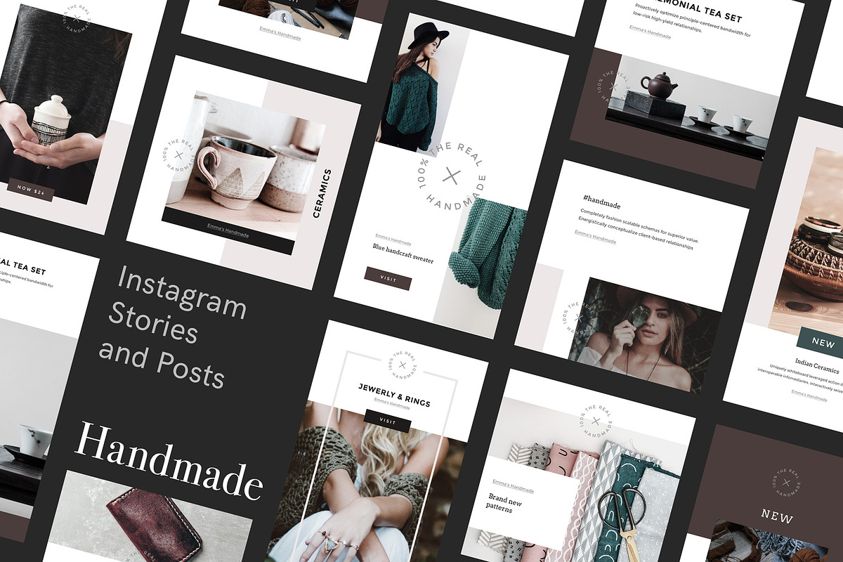 Handmade Canva Social Media Pack in Instagram Templates - product preview 8