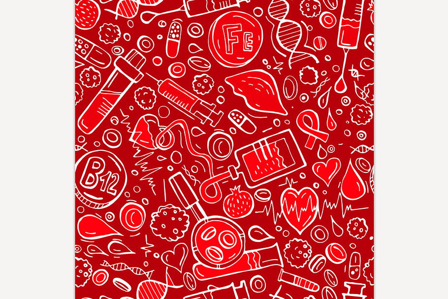 Anemia seamless pattern in Patterns - product preview 8