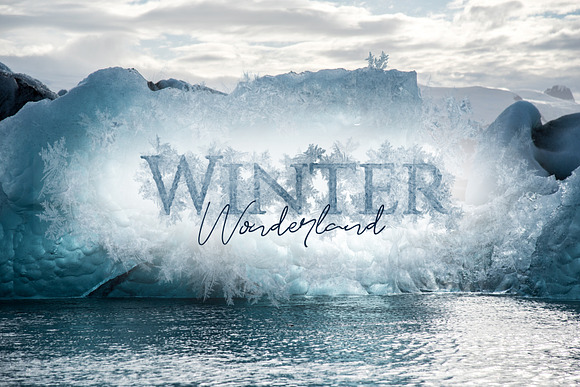 Winter Wonderland Style Kit in Photoshop Layer Styles - product preview 6