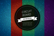 Circuit Board Vector Pattern