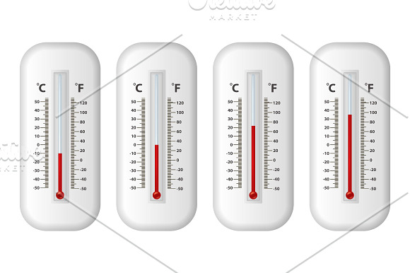 Weather Thermometers.  in Illustrations - product preview 1