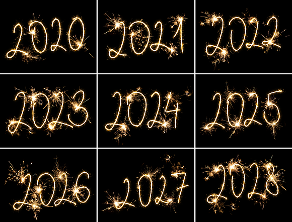 "Christmas Sparklers" photo overlyas in Objects - product preview 7
