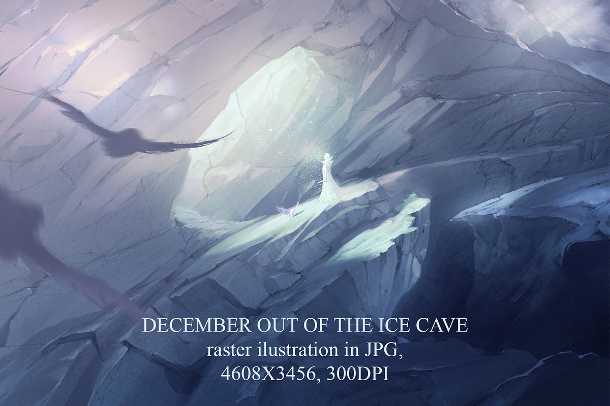 December in his cave in Illustrations - product preview 8