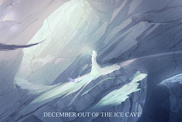 December in his cave in Illustrations - product preview 1