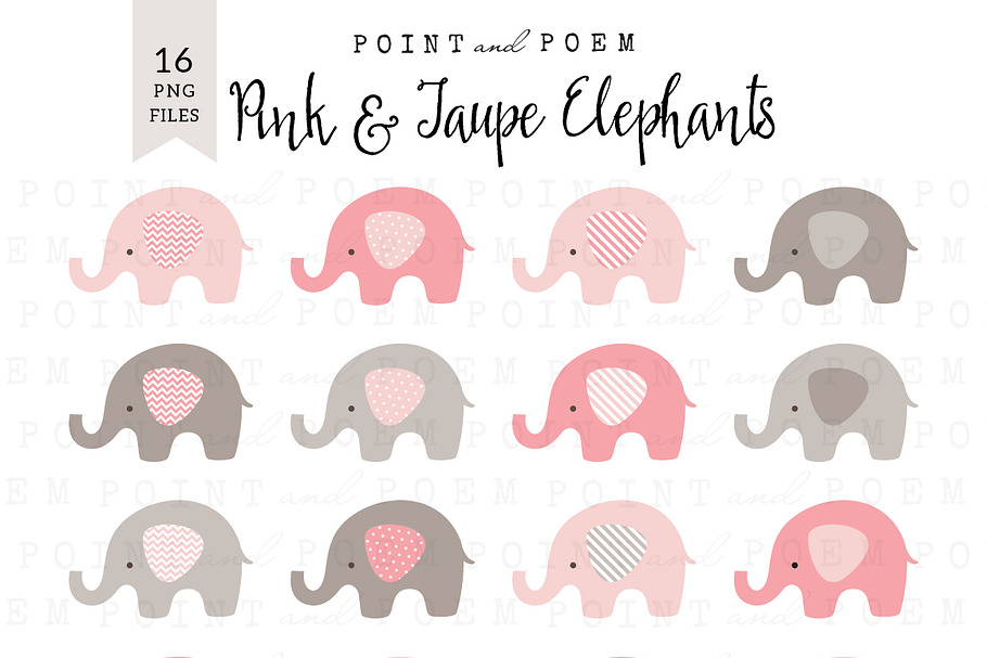 Elephants clip art