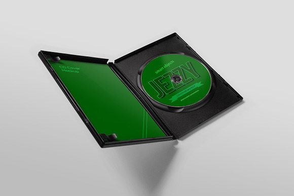 CD Cover Mockups in Branding Mockups - product preview 3