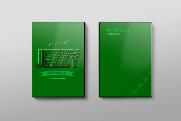 CD Cover Mockups in Branding Mockups - product preview 4