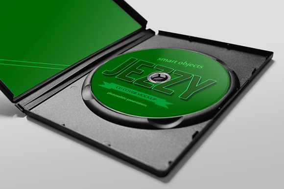 CD Cover Mockups in Branding Mockups - product preview 9