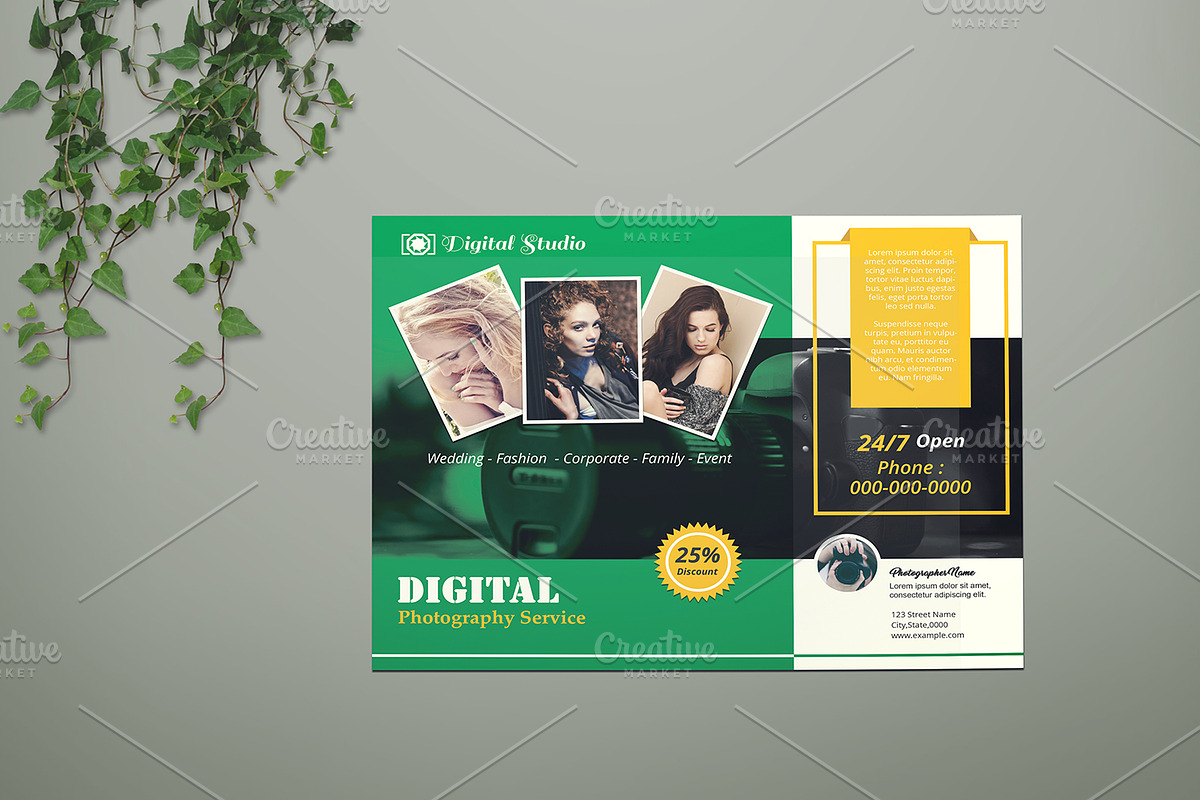 Photography Flyer V918 in Flyer Templates - product preview 8