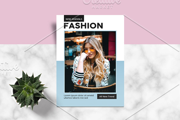 Fashion Postcard V919 in Flyer Templates - product preview 1