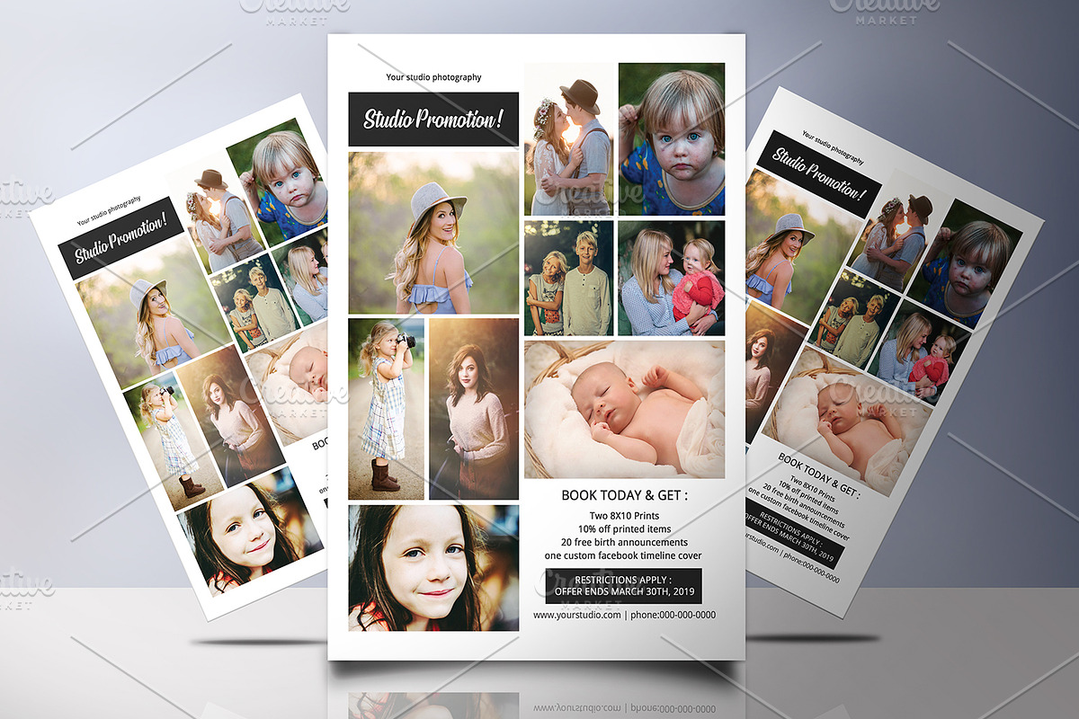 Studio Promotional Flyer V920 in Flyer Templates - product preview 8