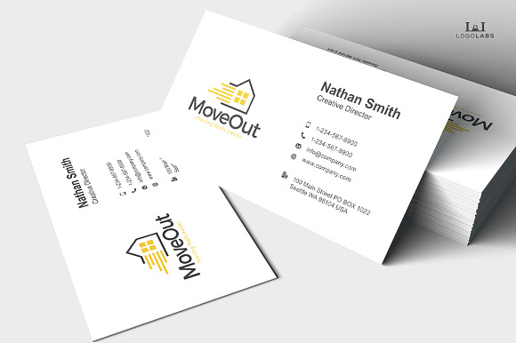 Move Out Logo in Logo Templates - product preview 3