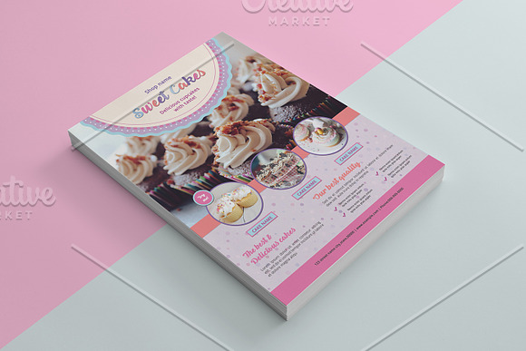 Cake Shop Flyer Template V921 in Flyer Templates - product preview 1