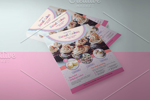 Cake Shop Flyer Template V921 in Flyer Templates - product preview 2