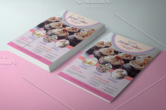 Cake Shop Flyer Template V921 in Flyer Templates - product preview 3