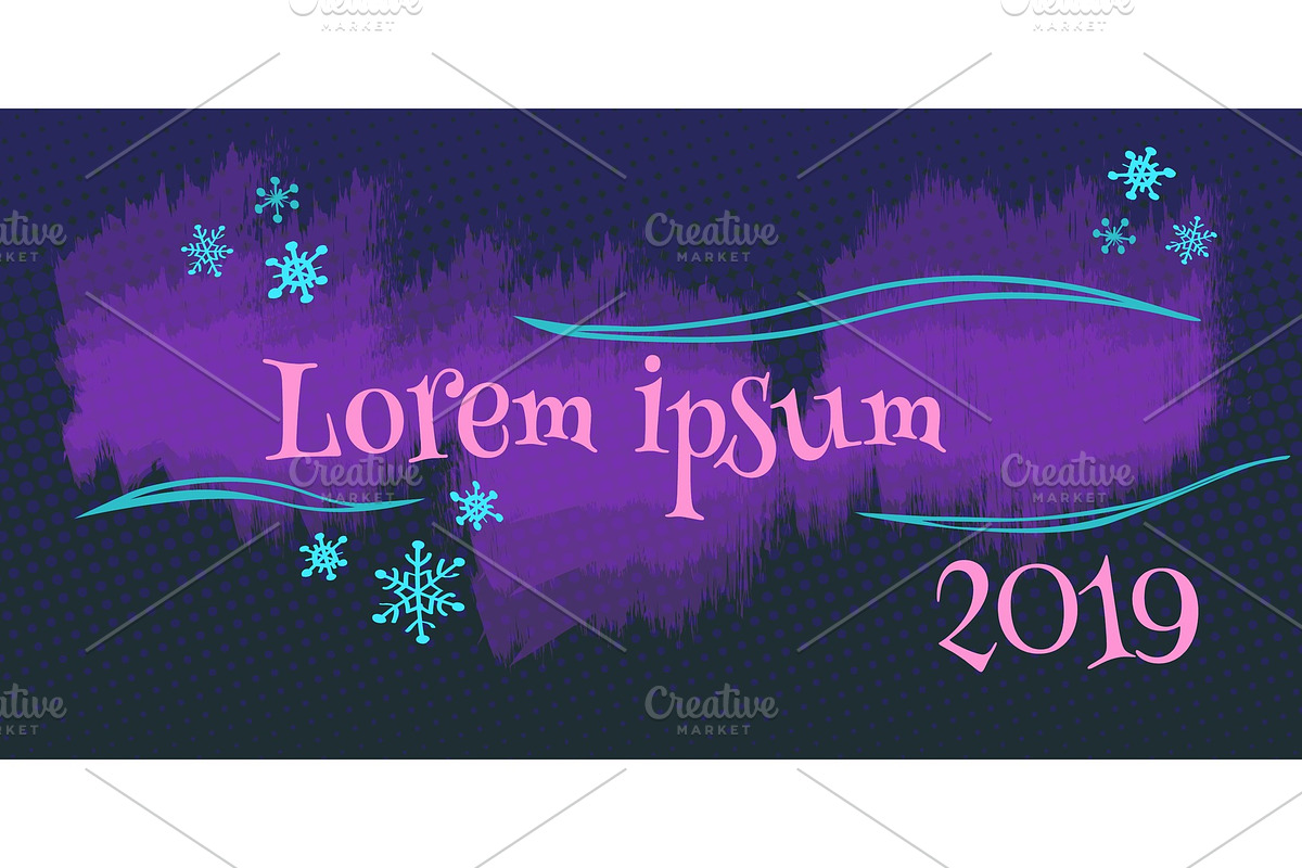 Lorem ipsum 2019 background. New in Objects - product preview 8