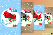 Winter Birds Cards