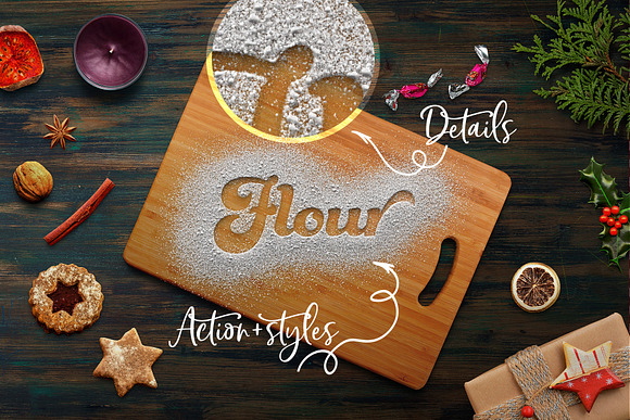 FOODY | Christmas Edition ❄ in Photoshop Layer Styles - product preview 2