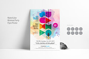 Water-color Minimal Party Poster