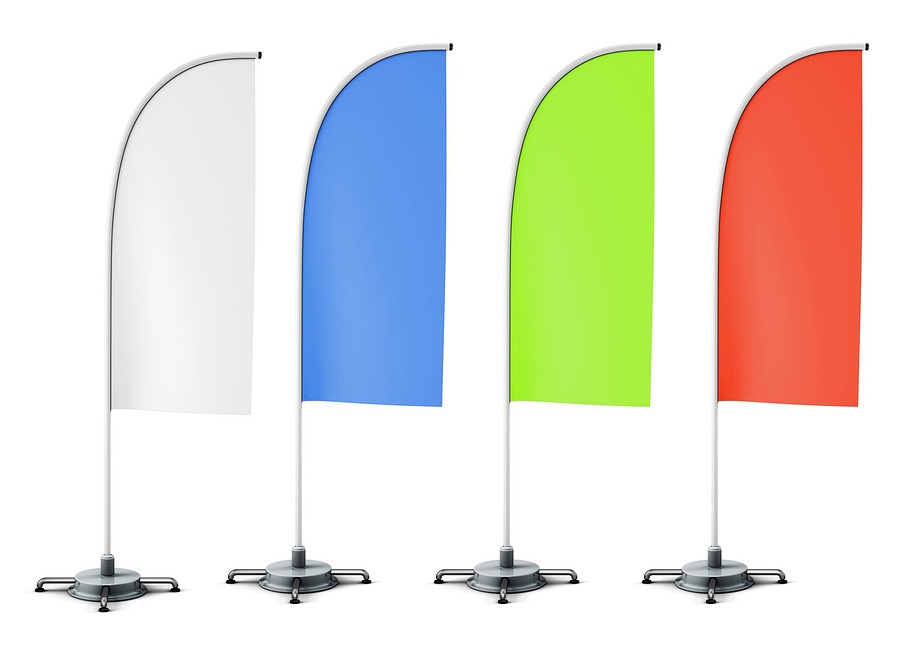 Flag banner stand. in Tools - product preview 1