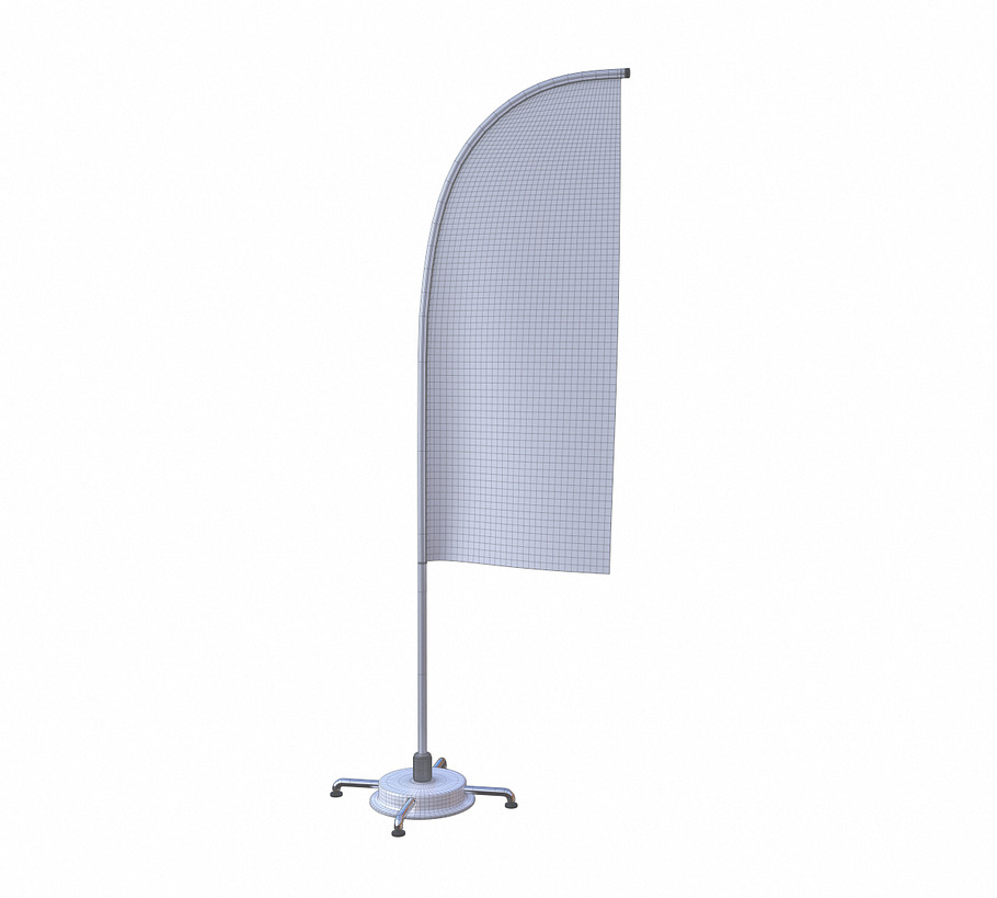 Flag banner stand. in Tools - product preview 6