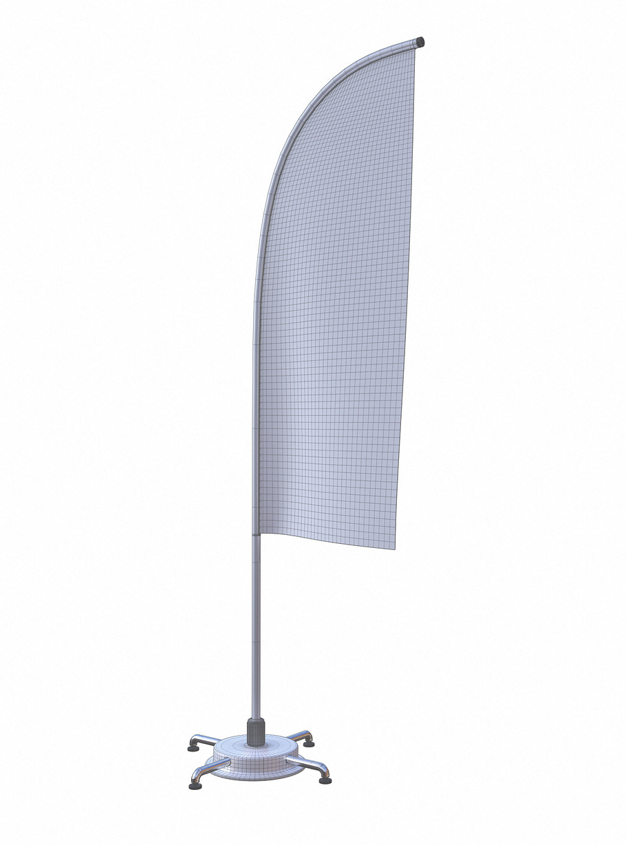 Flag banner stand. in Tools - product preview 8