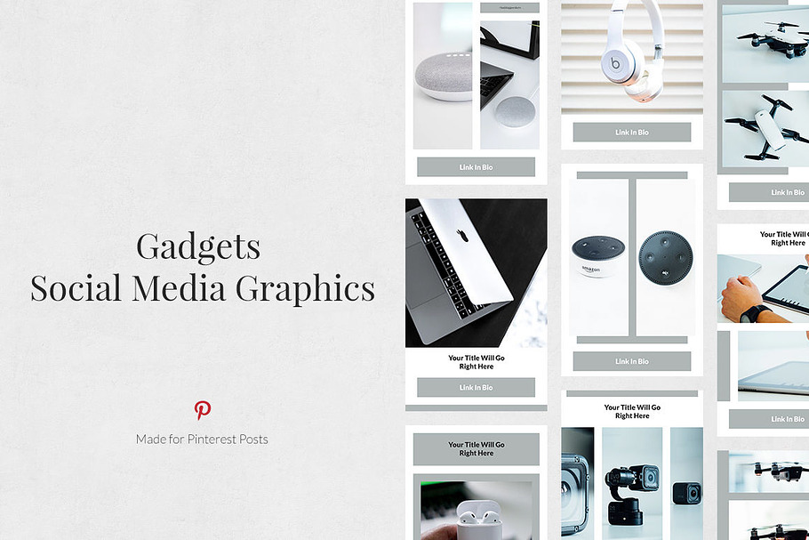 Gadgets Pinterest Posts in Pinterest Templates - product preview 8
