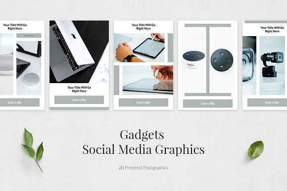 Gadgets Pinterest Posts in Pinterest Templates - product preview 1
