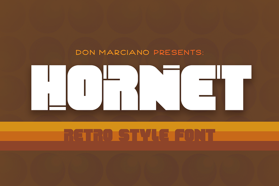 Hornet - Retro Style Font in Retro Fonts - product preview 8