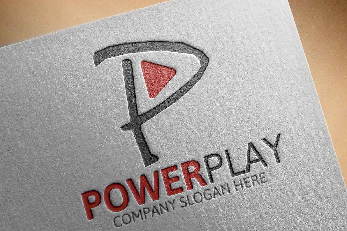 Power Play /P Letter Logo in Logo Templates - product preview 8
