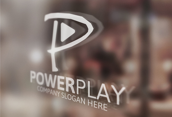 Power Play /P Letter Logo in Logo Templates - product preview 1