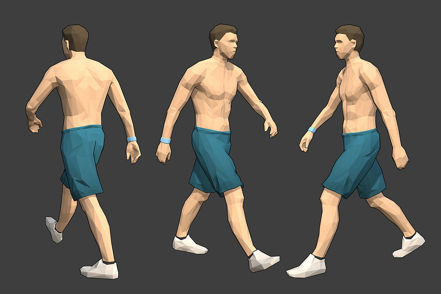 Lowpoly Male Character - Max in People - product preview 2