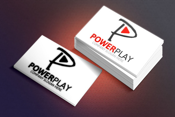 Power Play /P Letter Logo in Logo Templates - product preview 3