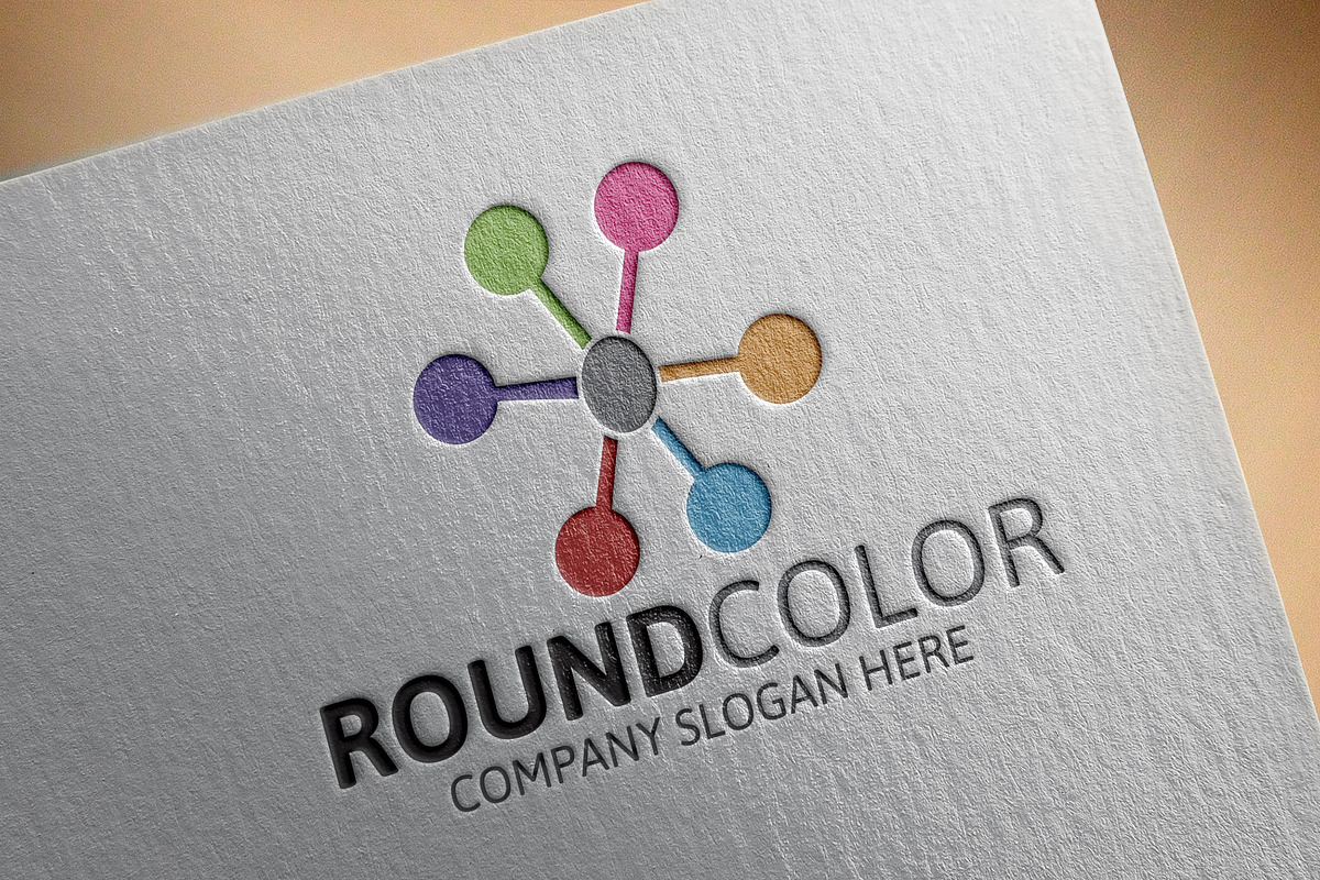 Round Color in Logo Templates - product preview 8