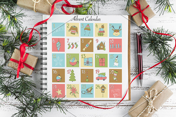 20 % OFF. Christmas Advent calendar in Objects - product preview 3