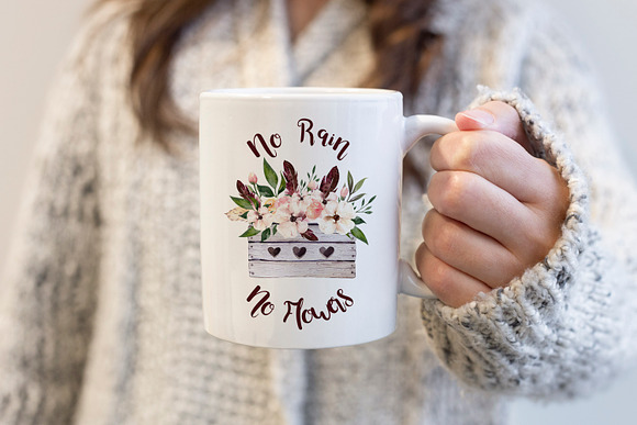 Woman holding mug in Product Mockups - product preview 1