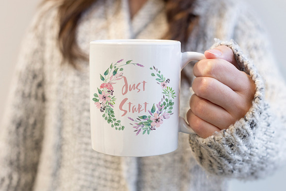 Woman holding mug in Product Mockups - product preview 2