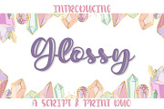 Glossy - A Script & Print Duo