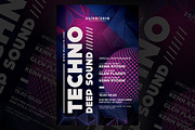 Techno Music Flyer