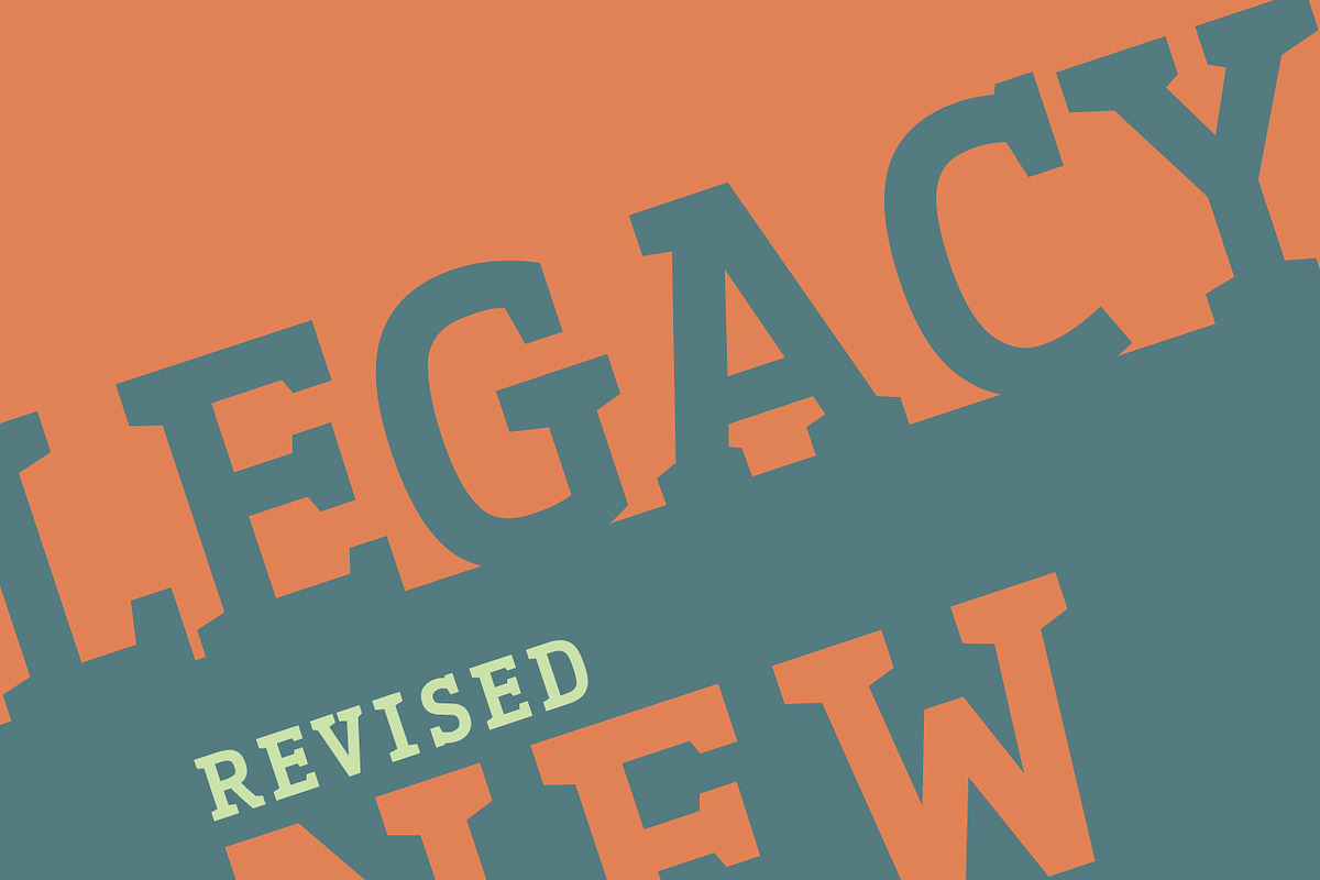 Legacy'17 Pro Typeface in Slab Serif Fonts - product preview 8