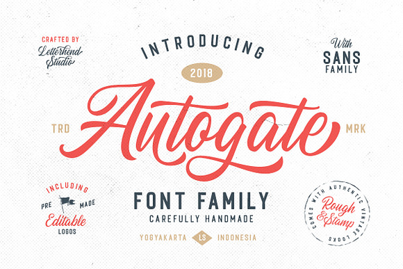 Autogate - Font Duo (+BONUS) in Script Fonts - product preview 13