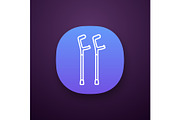 Elbow crutches app icon